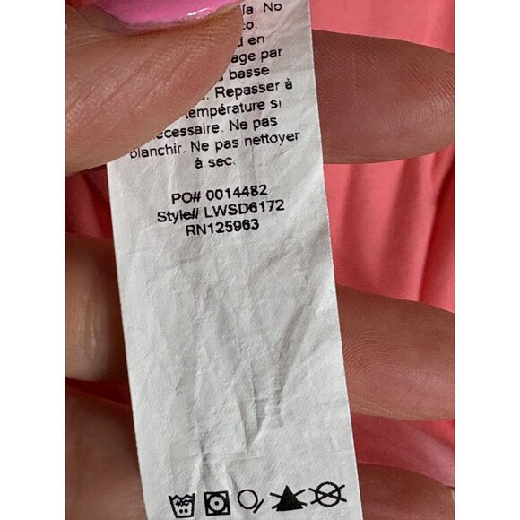 Beyond Yoga Featherweight Out & About Ruffle Mini Tier Dress Tier Peach-sz Mediu - Picture 11 of 11